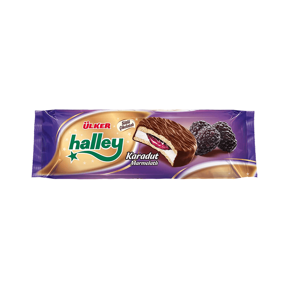 Ülker Halley Karadut Dolgulu Bisküvi 236 Gr