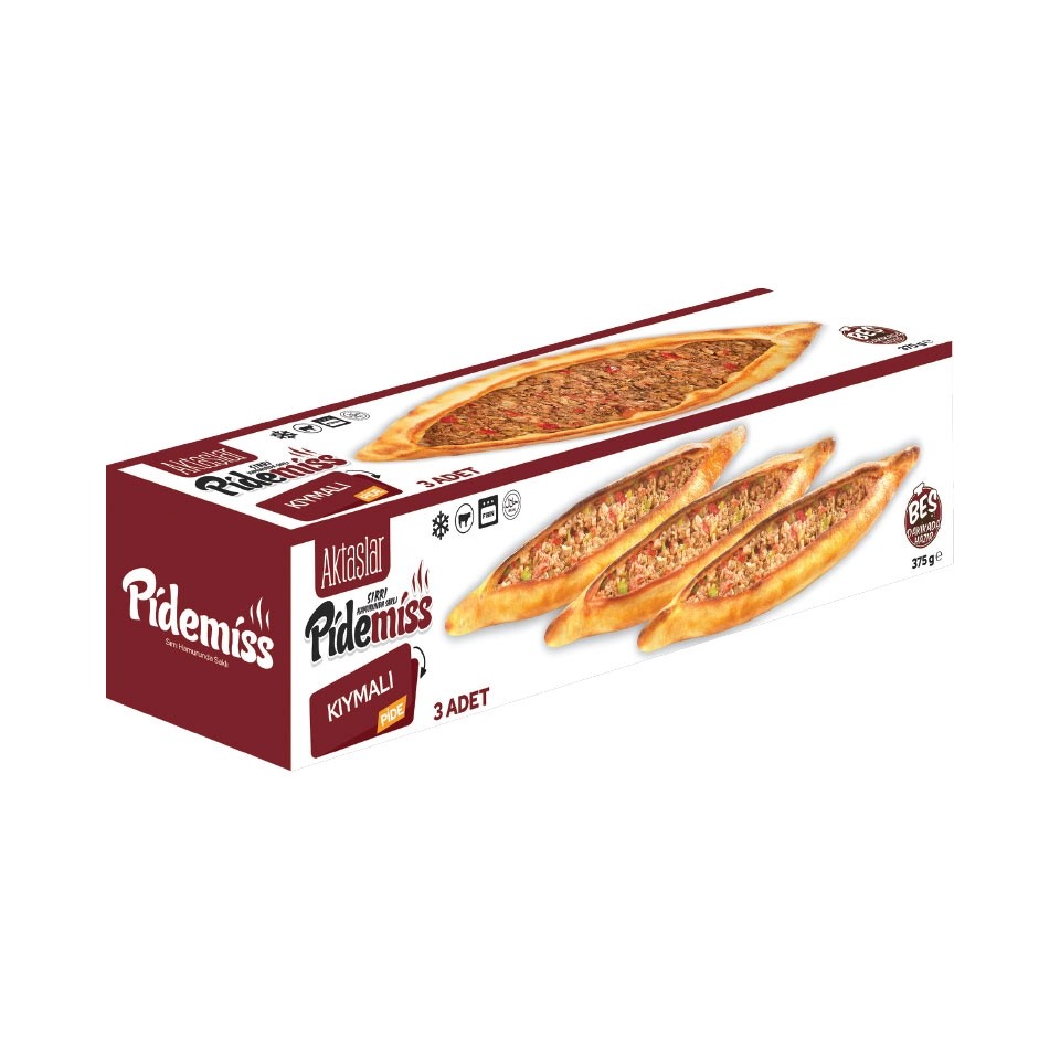 Pidemiss Kavrulmuş Kıymalı Pide 375 Gr