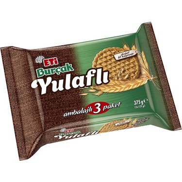 Eti Bisküvi Yulaflı Burçak 3x125gr