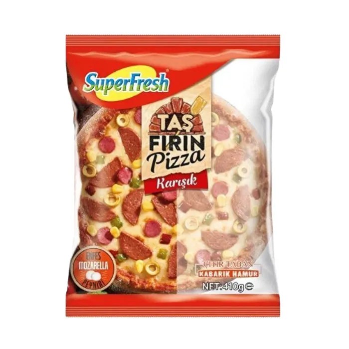 Superfresh Pizza Taş Fırın Karışık 410 Gr