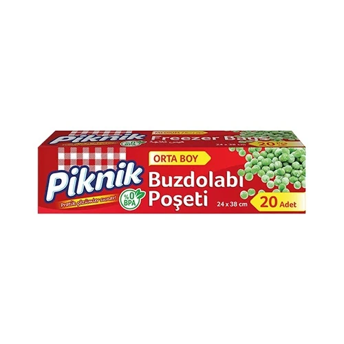  Piknik Buzdolabı Poşeti Orta Boy 20 Adet
