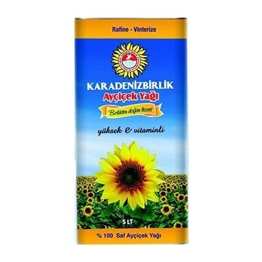 Karadenizbirlik Ayçiçek Yağı Teneke 5 Lt