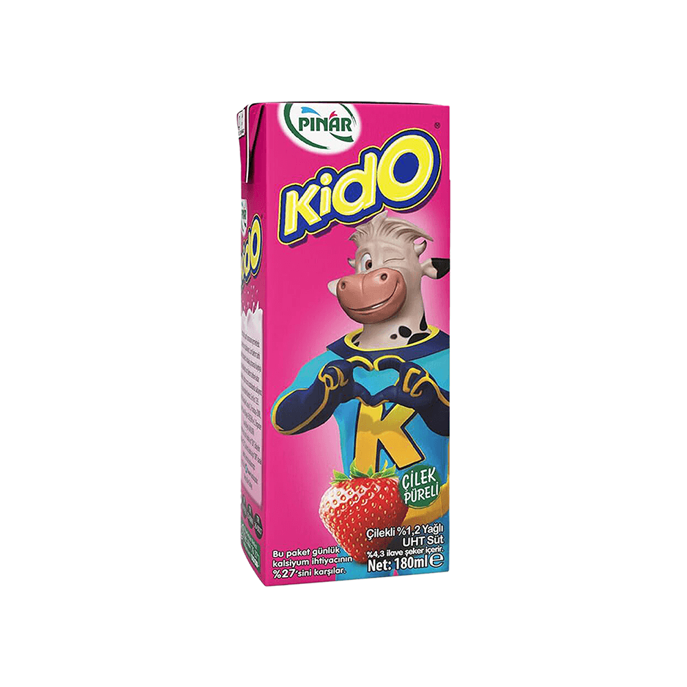Pınar Kido Çilekli Süt 180 Ml