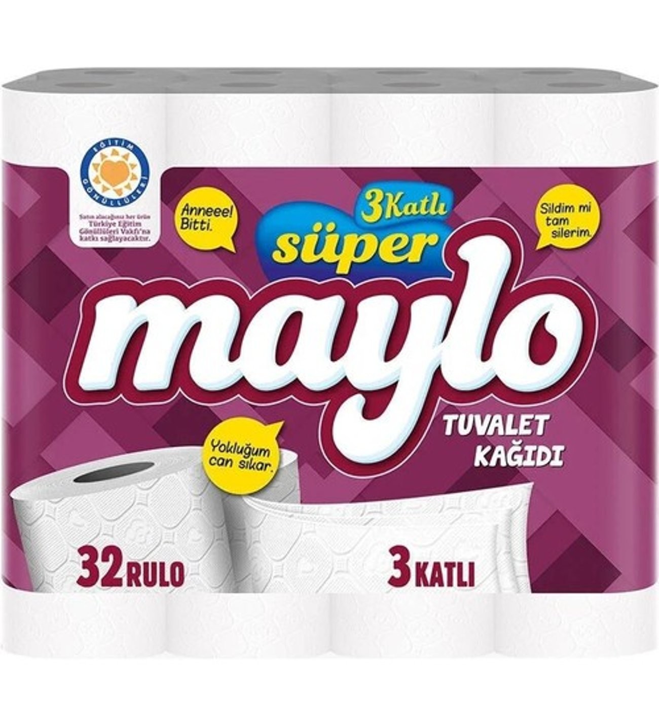 Maylo Tuvalet Kağıdı 3 Katlı 32'li