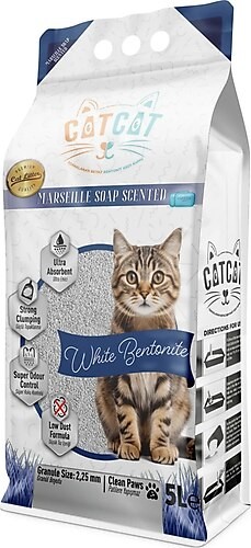 Cat Cat Marsilya Sabunlu Bentonit Kedi Kumu 5 Lt