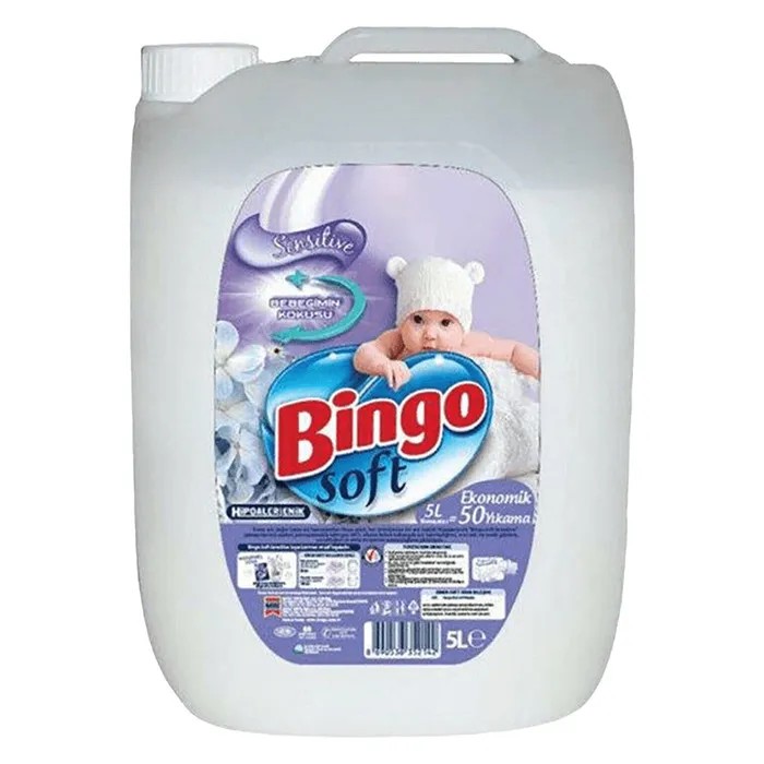 Bingo Yumuşatıcı Soft Sensitive 50 Yıkama 5 Lt