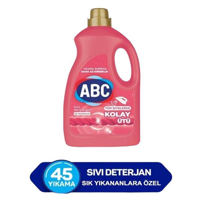 ABC Sıvı Deterjan Daha Az Kırışılık 3 L