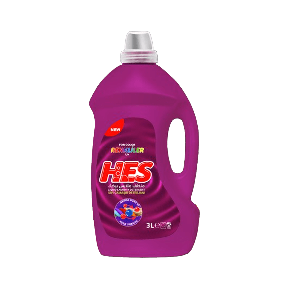 Hes Renkliler İçin Sıvı Çamaşır Deterjanı 3 L