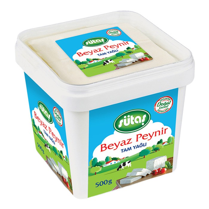 Sütaş Peynir Tam Yağlı Beyaz 500 Gr