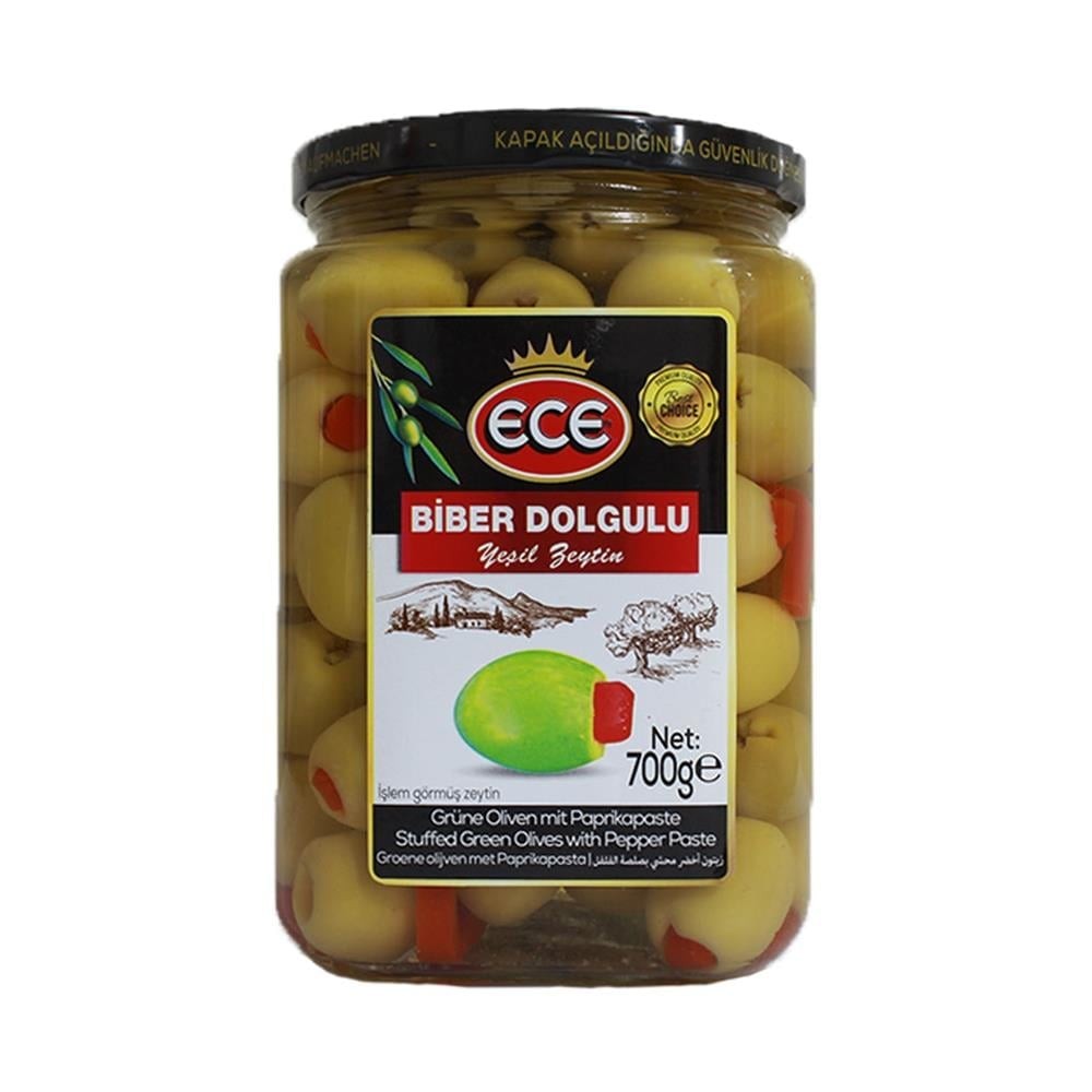 Ece Zeytin Yeşil Biber Dolgulu 700 Gr