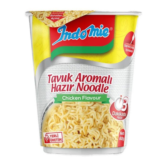 İndomie Bardak Noodles Tavuk 60 Gr