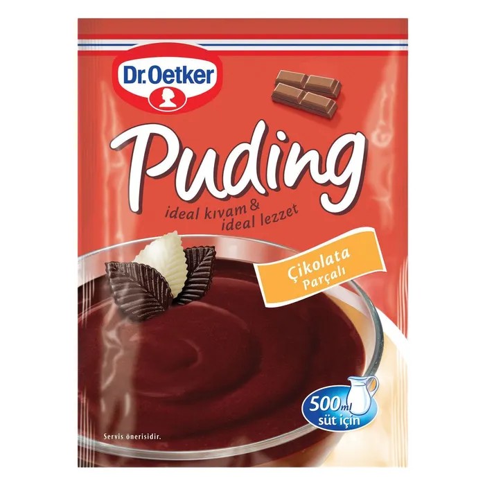 Dr Oetker Puding Çikolata Parçalı 115 Gr
