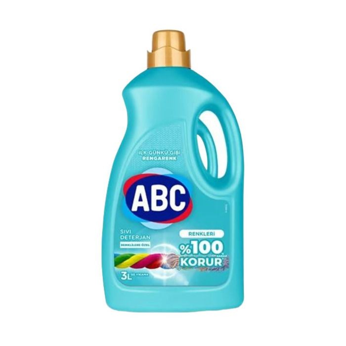 ABC Sıvı Deterjan Rengarenk 3 L