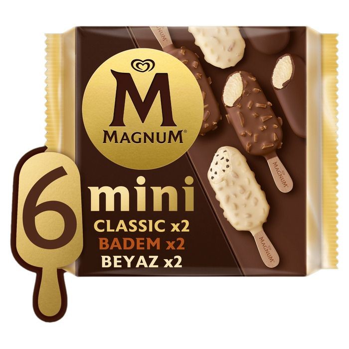 Algida Magnum Mini Classic Badem Beyaz 345 Ml