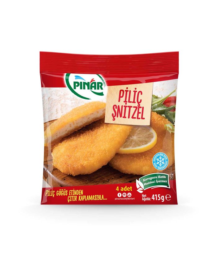 Pınar Şinitsel Pane Donmuş Piliç 415 Gr