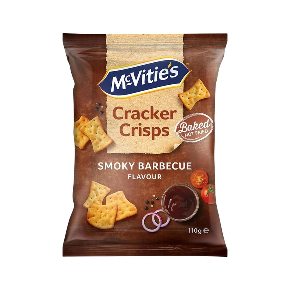 McVities Cracker Crisps Smoky Barbecue 110 Gr