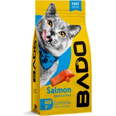 Bado Yetişkin Kedi Maması Somonlu 500 Gr