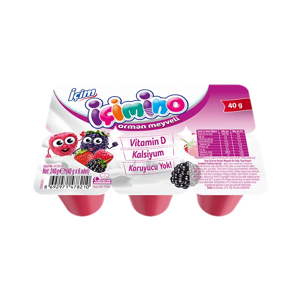 İçim Yoğurt İçimino Orman Meyveli 6x40 Gr