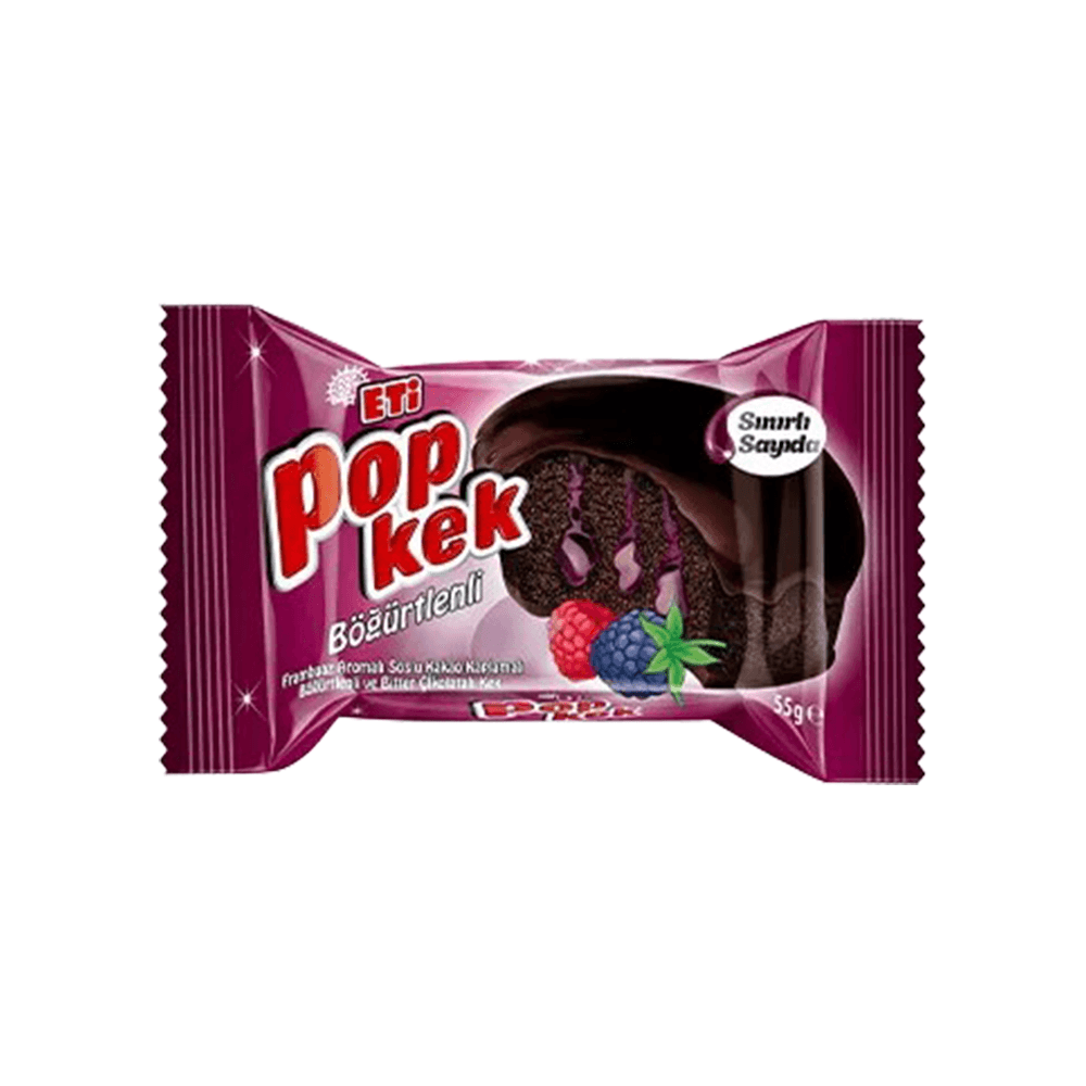 Eti Popkek Böğürtlenli Ve Bitter Çikolatalı Kek 55 Gr