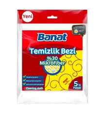 Banat %30 Mikrofiber Bez 5li
