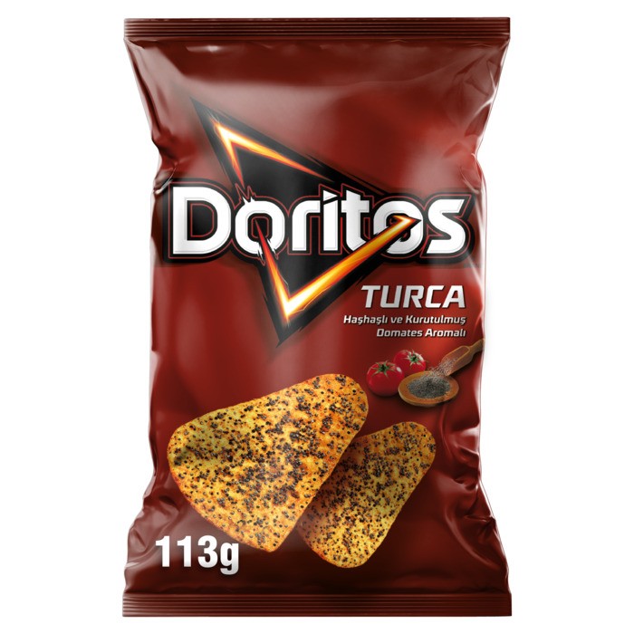 Doritos Cipsi Süper Boy Turca Haşhaş Domates Mısır 109 Gr