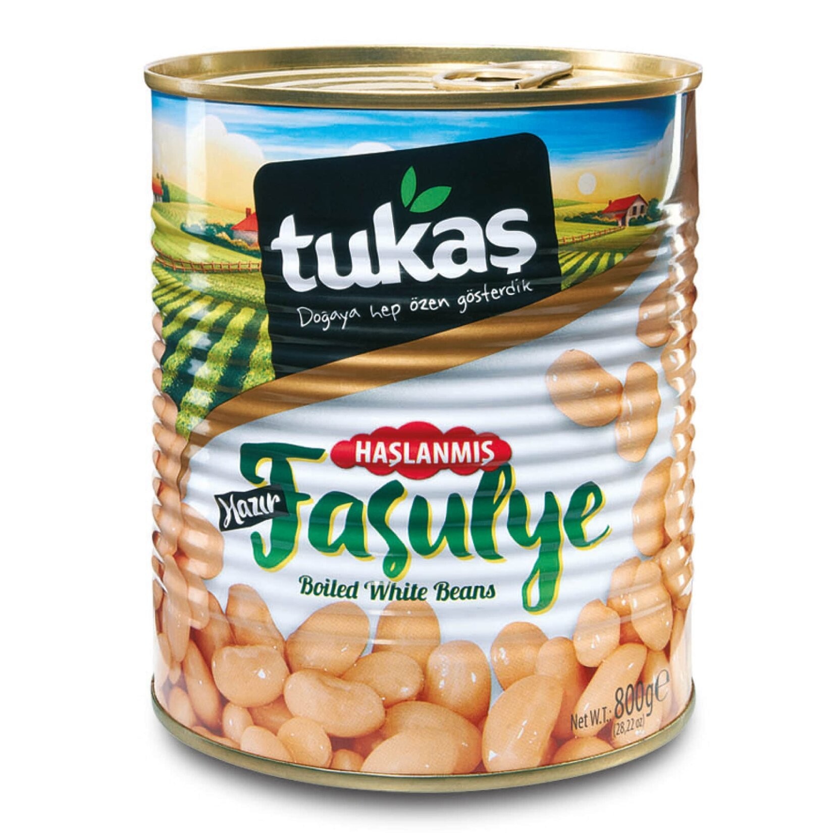 Tukaş Haşlanmış Fasulye 800 Gr