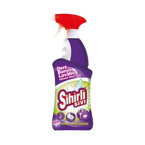 Sihirli Sıvı Derz Banyo ve Lavabo Temizleyici Sprey (750 ml)