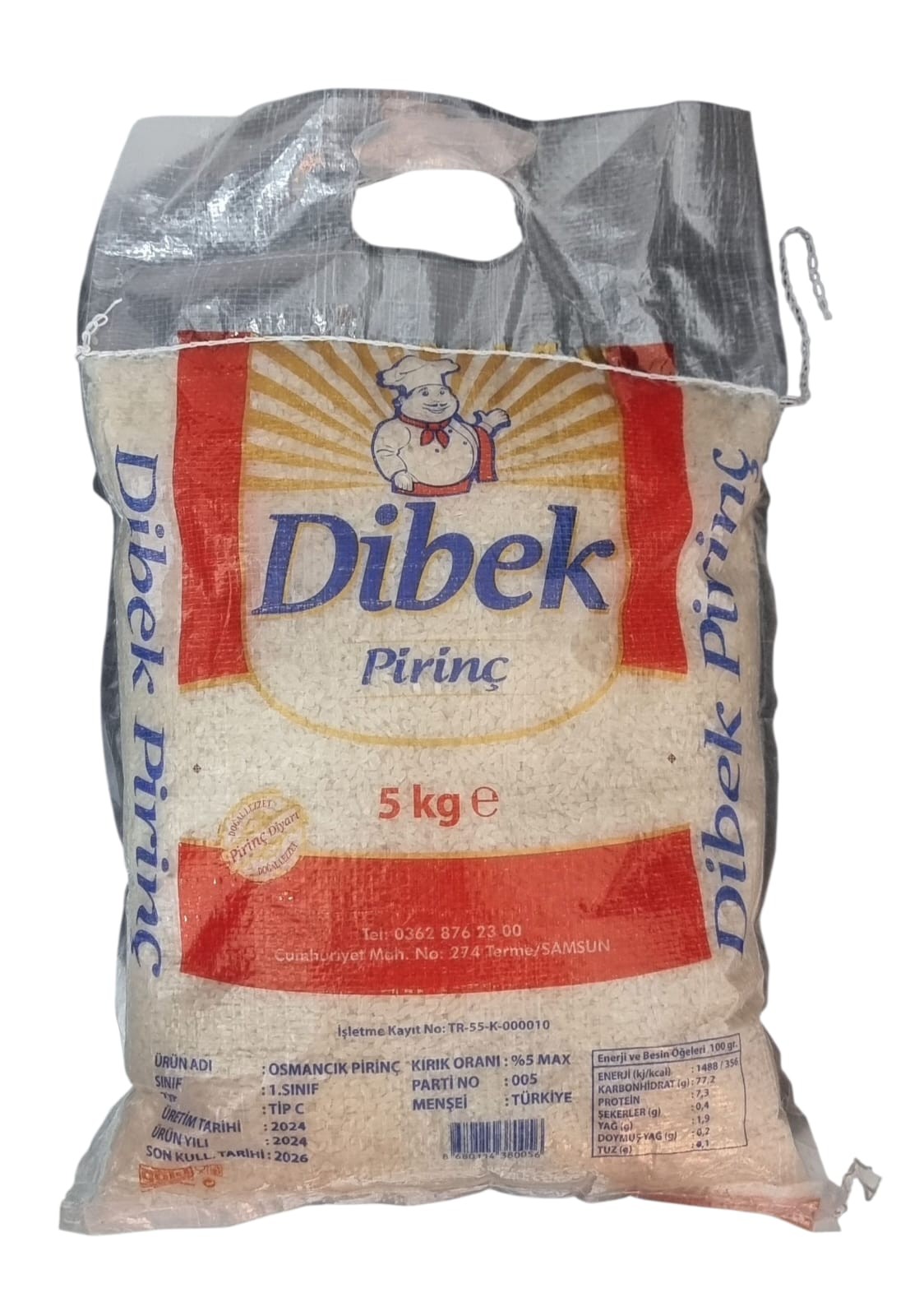 Dibek Pirinç Osmancık 5 Kg