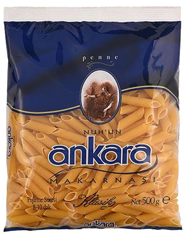 Ankara Makarna Kalem Kesim (Penne) 500 Gr