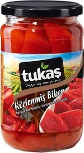 Tukaş Közlenmiş Biber 680 Gr Süzme Ağırlık 400 Gr