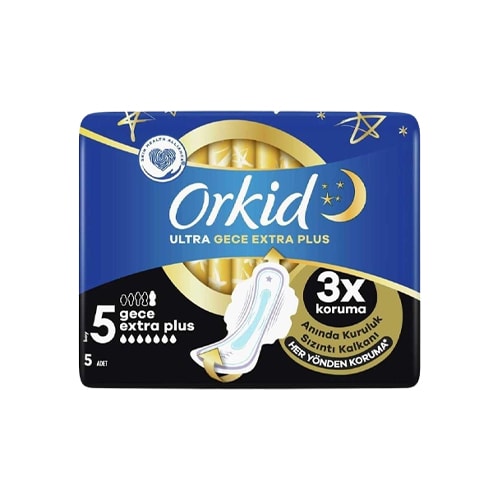 Orkid Ultra Gece Extra Plus 5'li