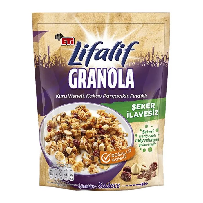 Eti Lifalif Granola Vişne Kakao Fındık 200 Gr