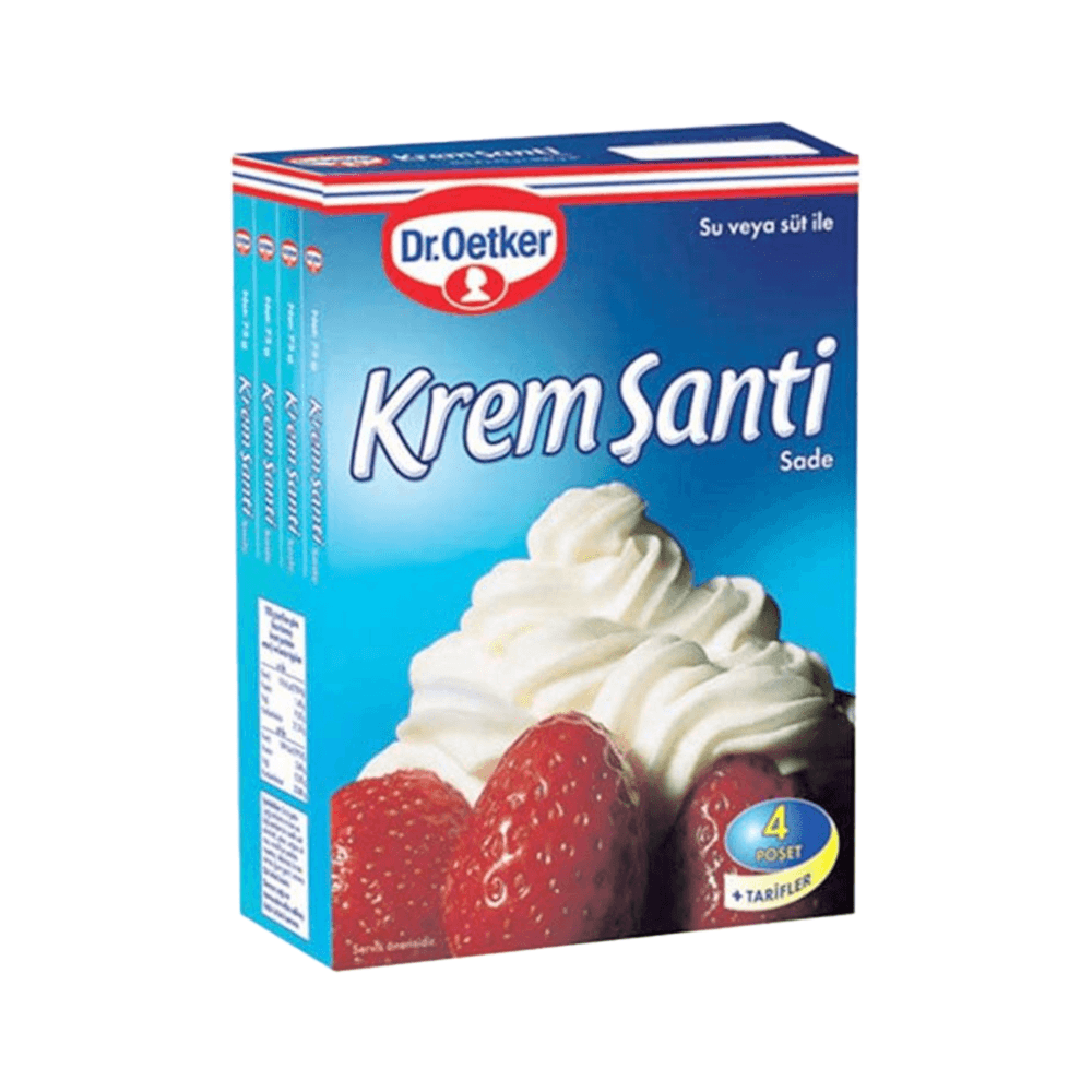 Dr Oetker Sade Krem Şanti  4x72 Gr
