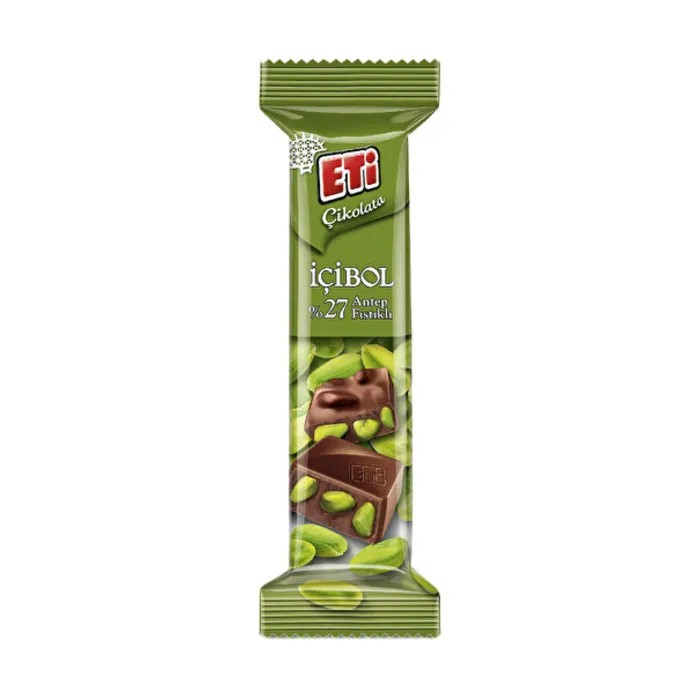 Eti İçibol %27 Antep Fıstıklı Çikolata 30 Gr