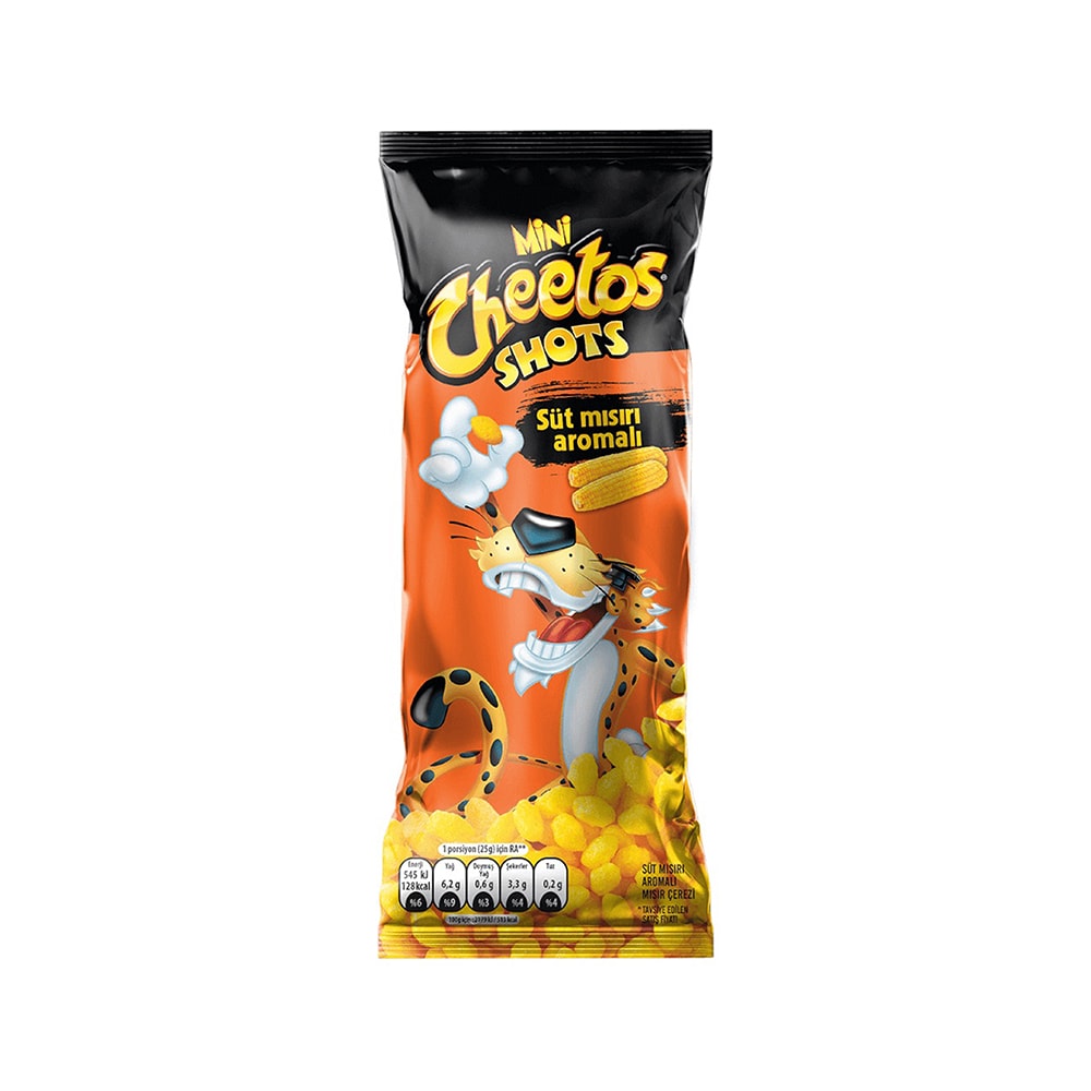 Cheetos Shots Mini Süt Mısır Cips (25 g)