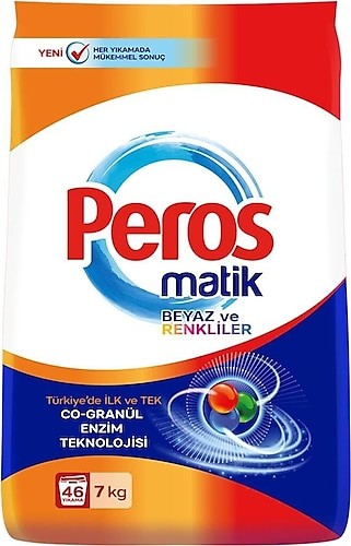 Peros Matik Beyaz Ve Renkli 7 Kg