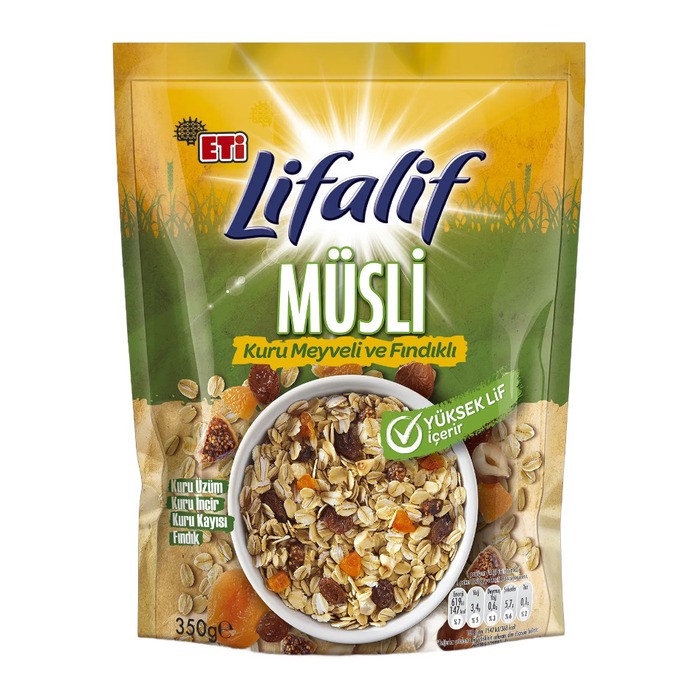 Eti Lifalif Kuru Meyveli Fındıklı Müsli 350 Gr