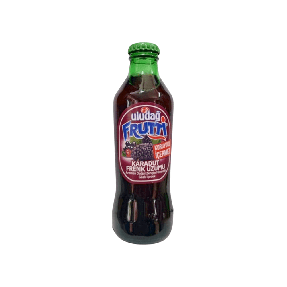 Uludağ Frutti Karadut & Frenk Üzümü Aromalı Maden Suyu 200 Ml