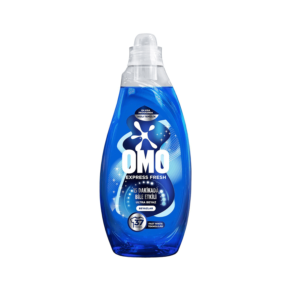 Omo Express Fresh Ultra Beyaz Beyazlar İçin Sıvı Deterjan 1480 Ml