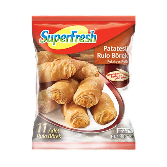 Superfresh Patatesli Rulo Börek 420 Gr