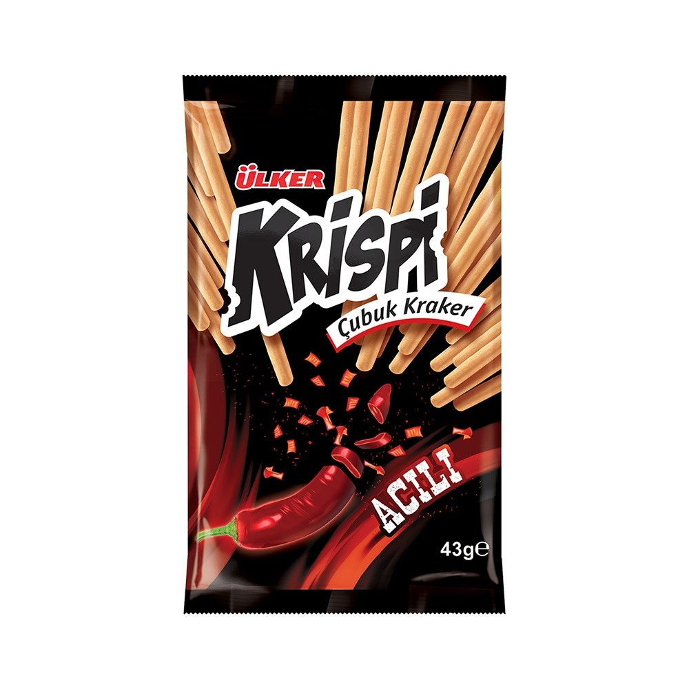 Ülker Krispi Acılı Çubuk Kraker 43 Gr