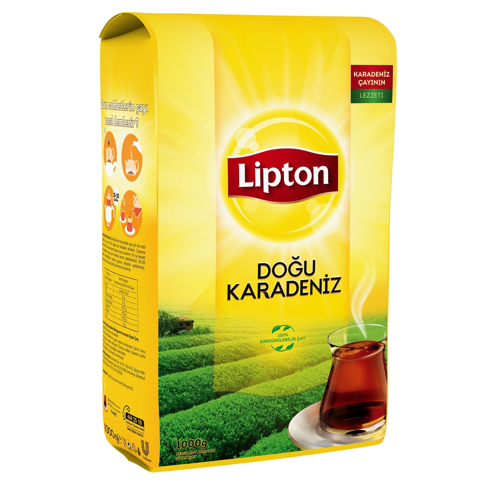 Lipton Doğu Karadeniz Siyah Çay 1000 Gr