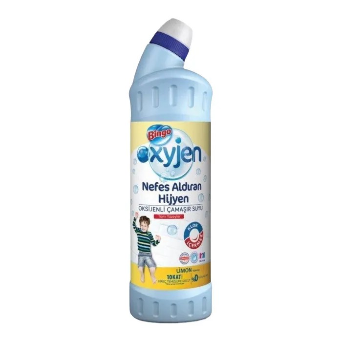 Bingo Çamaşır Suyu Oksijen Limon Kokulu 750 Ml