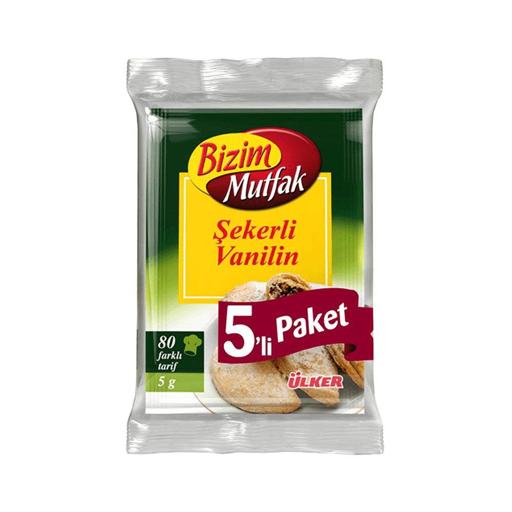 Bizim Mutfak Şekerli Vanilin 5'li