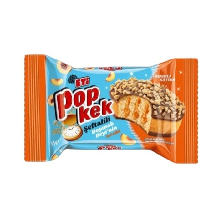 Eti Popkek Şeftalili Mini Kek 55 Gr