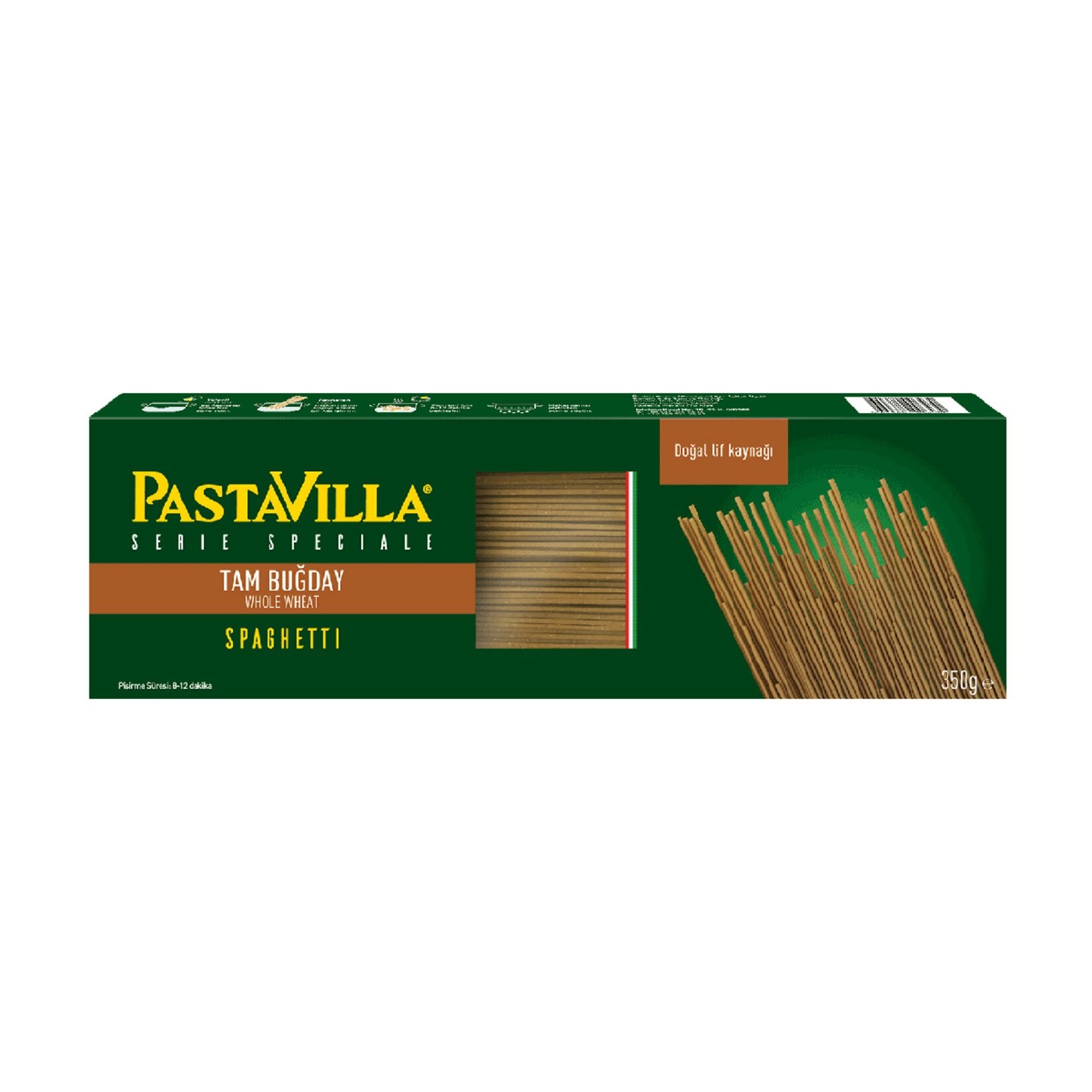 Pastavilla Tam Buğday Spaghetti Makarna 350 Gr