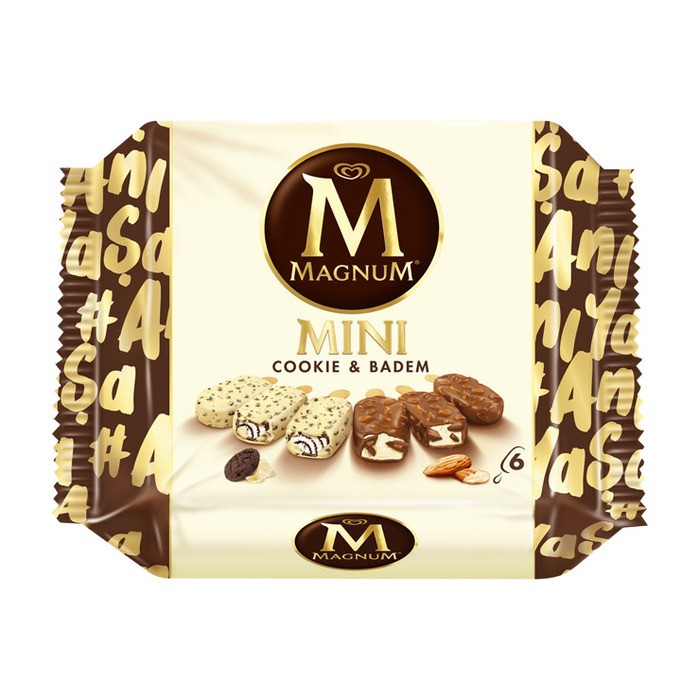 Algida Magnum Mini Cookıe Badem 345 Ml