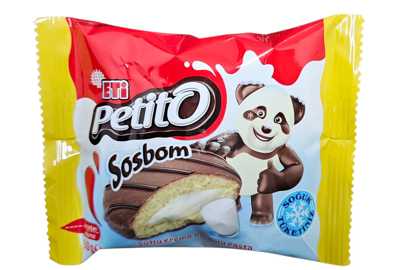 Eti Petito Sütlü Krema Dolgulu Sosbom 50 Gr