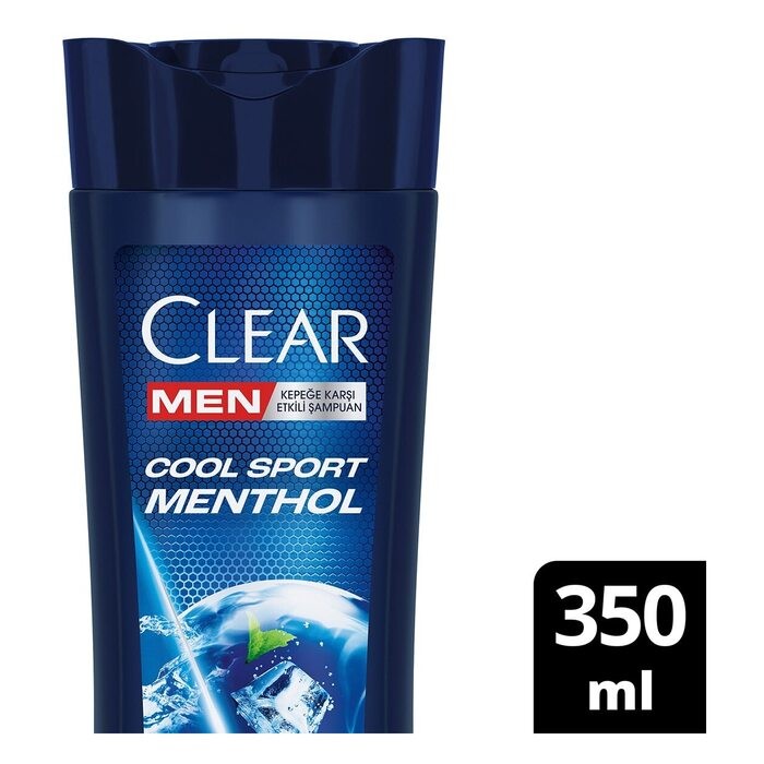 Clear Men Kepeğe Karşı Etkili Şampuan Cool Sport Menthol 350 Ml