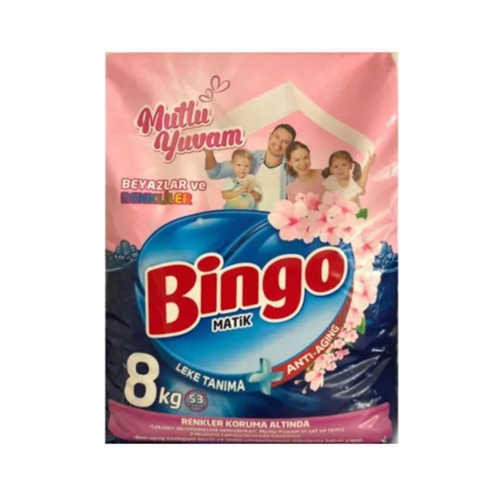 Bingo Toz Deterjan Renkli & Beyaz 8 Kg